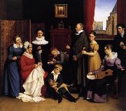 Carl Joseph Begas Begas im Kreis seiner Familie USA oil painting artist